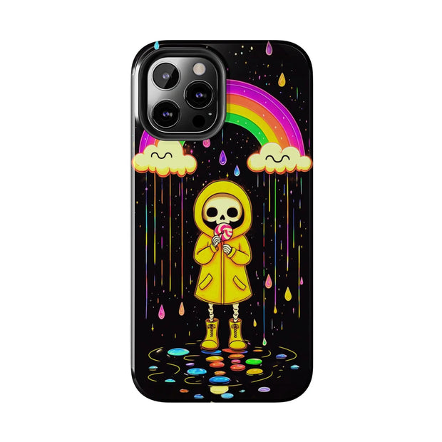 Rainbow Skeleton Lollipop Tough Phone Case LavenderCeleste