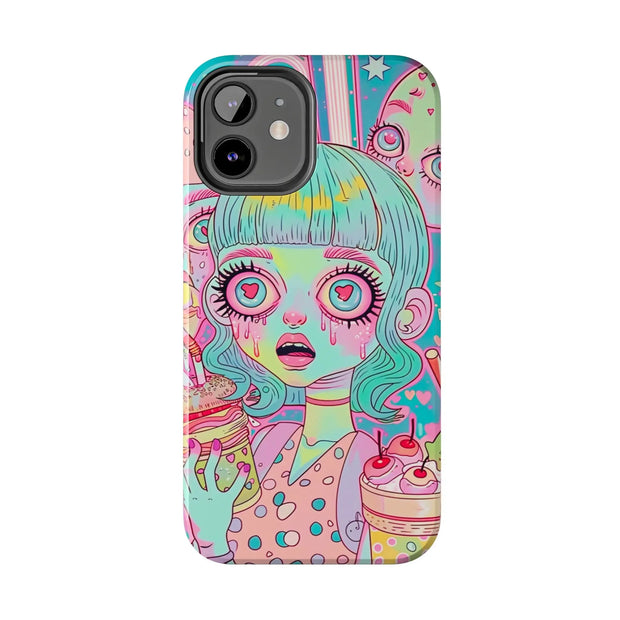 Kawaii Diner Zombies Pastel Chaos Tough Phone Case