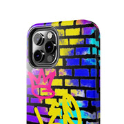 Leo Zodiac Graffiti Tough Phone Case – Vibrant Street Art Zodiac Design