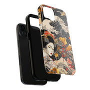 Golden Geisha Wave Japanese Art Tough Phone Case