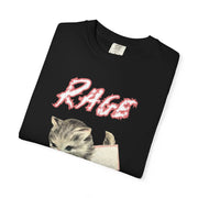 Rage Consumes Me Vintage Cat Comfort Colors Tee LavenderCeleste