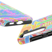 South Beach Miami Mosaic Art Tough Phone Case LavenderCeleste