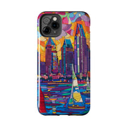 San Diego Skyline Pop Art Tough Phone Case LavenderCeleste
