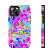 Pastel Goth Kawaii Baphomet Tough Phone Case LavenderCeleste