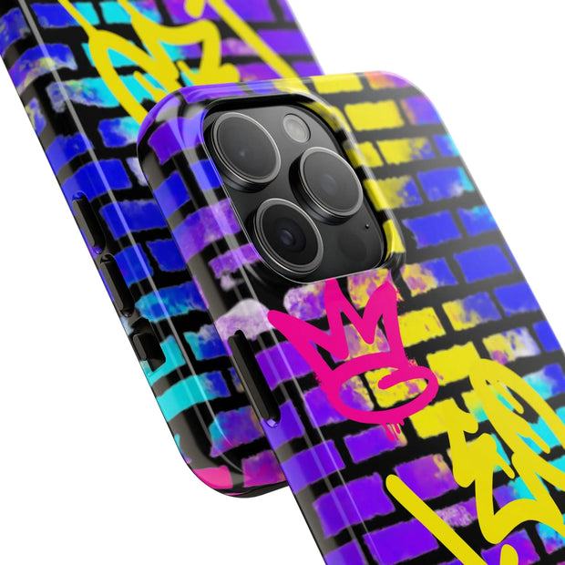 Leo Zodiac Graffiti Tough Phone Case – Vibrant Street Art Zodiac Design