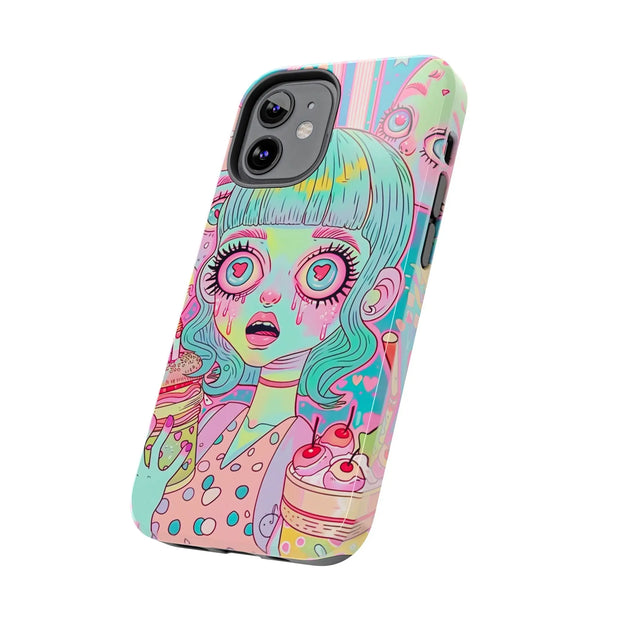 Kawaii Diner Zombies Pastel Chaos Tough Phone Case