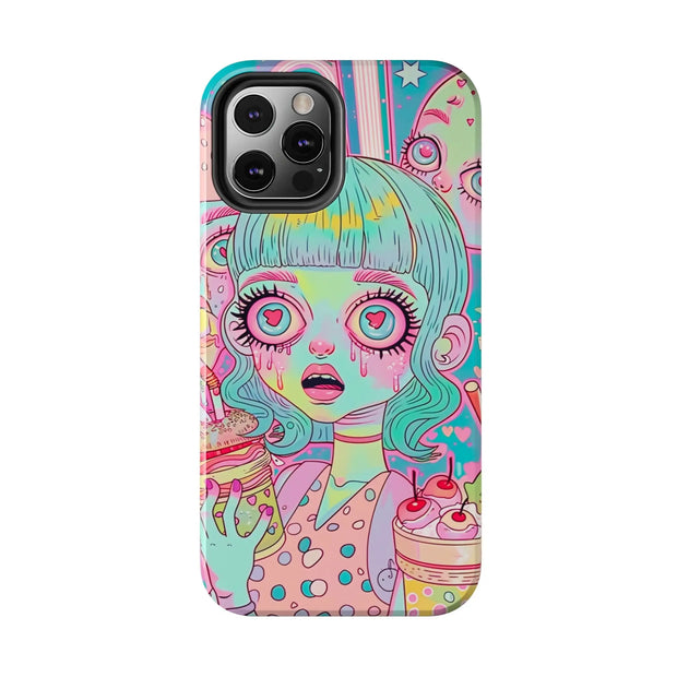 Kawaii Diner Zombies Pastel Chaos Tough Phone Case