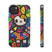 Pop Patchwork Kitty Tough Phone Case Printify