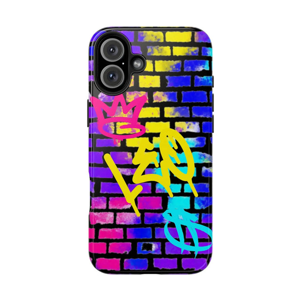 Leo Zodiac Graffiti Tough Phone Case – Vibrant Street Art Zodiac Design