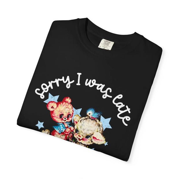 Sorry I Was Late I Was Dilly Dallying Comfort Colors Tee LavenderCeleste