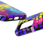 Libra Graffiti Wall Tough Phone Case – Vibrant Zodiac Street Art Design