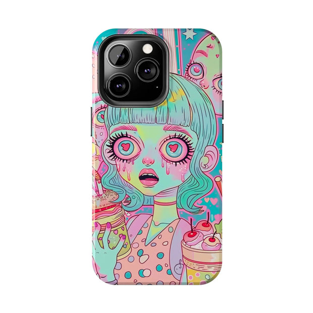 Kawaii Diner Zombies Pastel Chaos Tough Phone Case
