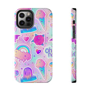 Pastel Goth Kawaii Graveyard Tough Phone Case LavenderCeleste