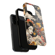 Golden Geisha Wave Japanese Art Tough Phone Case