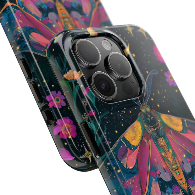 Mystical Moth Under Moon Tough Phone Case WOYC