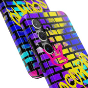 Scorpio Graffiti Wall Zodiac Tough Phone Case LavenderCeleste