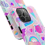 Pastel Goth Kawaii Graveyard Tough Phone Case LavenderCeleste