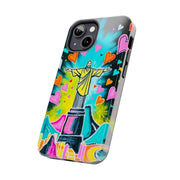 Rio de Janeiro Neon Pop Art Tough Phone Case LavenderCeleste