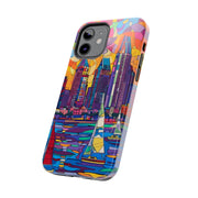 San Diego Skyline Pop Art Tough Phone Case LavenderCeleste