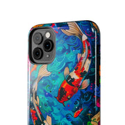 Vibrant Koi Pond Pop Art Tough Phone Case