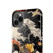Golden Geisha Wave Japanese Art Tough Phone Case