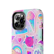 Pastel Goth Kawaii Graveyard Tough Phone Case LavenderCeleste