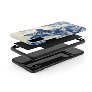 Blue Toile German Shepherd Scenic Tough Phone Case LavenderCeleste