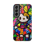 Pop Patchwork Kitty Tough Phone Case Printify