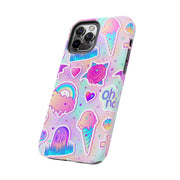Pastel Goth Kawaii Graveyard Tough Phone Case LavenderCeleste