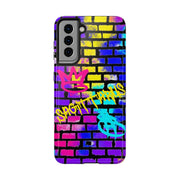 Sagittarius Graffiti Wall Zodiac Tough Phone Case LavenderCeleste