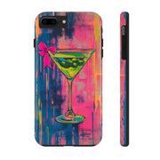 Neon Martini Pop Art Tough Phone Case Printify