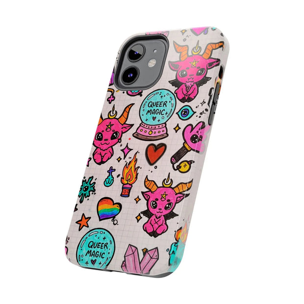 Queer Magic Pride Witchcore Tough Phone Case LavenderCeleste