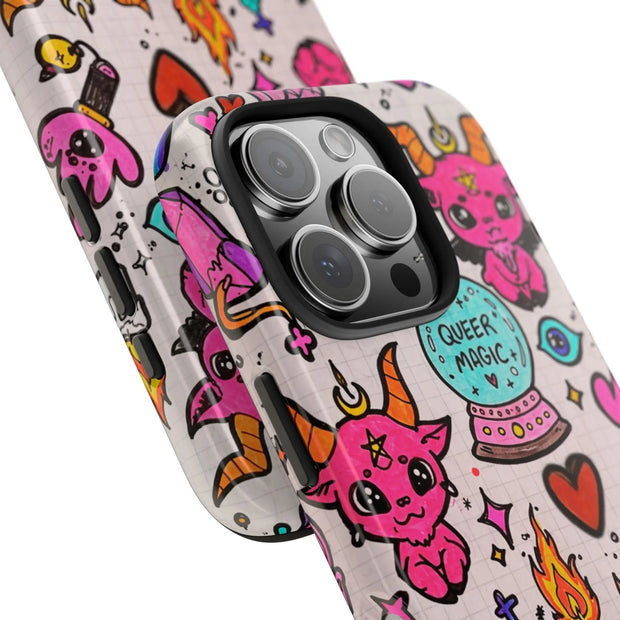 Queer Magic Pride Witchcore Tough Phone Case LavenderCeleste