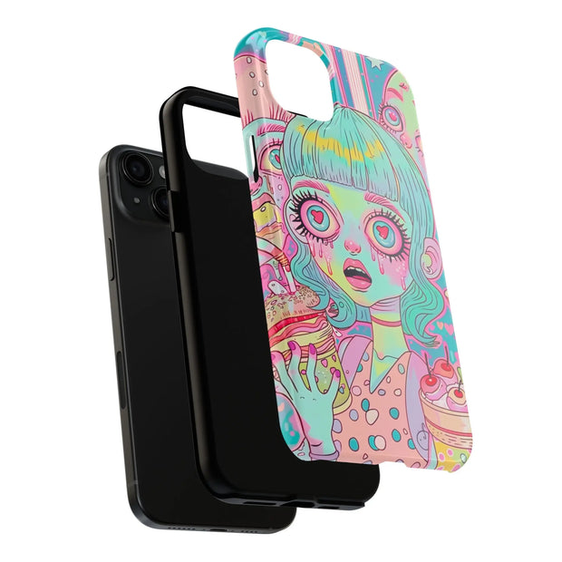 Kawaii Diner Zombies Pastel Chaos Tough Phone Case