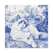 Ragdoll Toile Matte Canvas Art Print LavenderCeleste