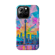 Toronto Pop Art Collage Skyline Tough Phone Case LavenderCeleste