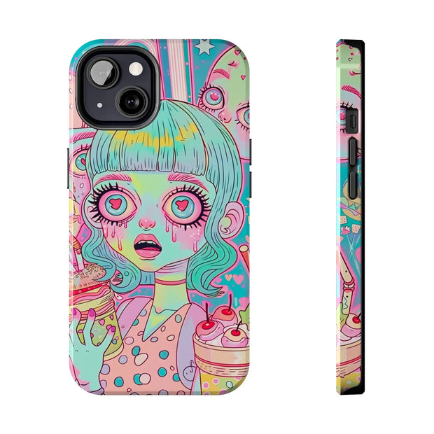 Kawaii Diner Zombies Pastel Chaos Tough Phone Case