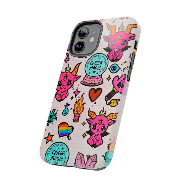 Queer Magic Pride Witchcore Tough Phone Case LavenderCeleste