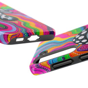 Psychedelic Rainbow Mushroom Art – Trippy Tough Case LavenderCeleste