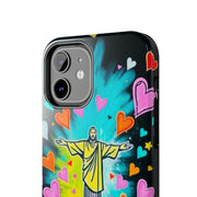Rio de Janeiro Neon Pop Art Tough Phone Case LavenderCeleste