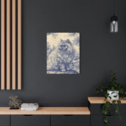 Persian Cat Canvas by Jouy Matte Canvas Art LavenderCeleste