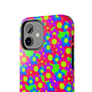 Retro Kawaii Bright Floral Pattern Tough Phone Case