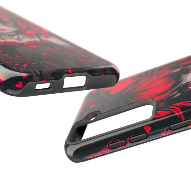 Kawaii Gothpunk Red Heart Tough Phone Case
