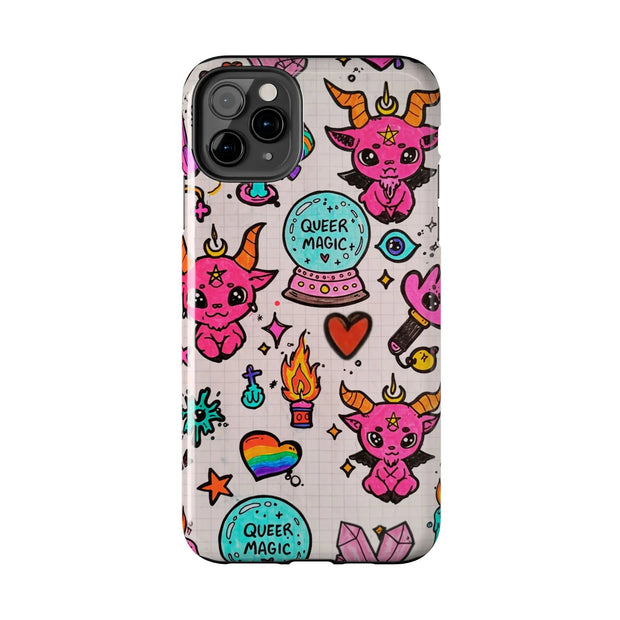 Queer Magic Pride Witchcore Tough Phone Case LavenderCeleste