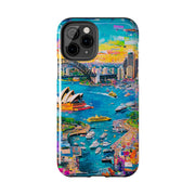 Sydney Collage Skyline Art Tough Phone Case LavenderCeleste