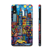 Upper Eastside NYC Pop Art Tough Phone Case LavenderCeleste