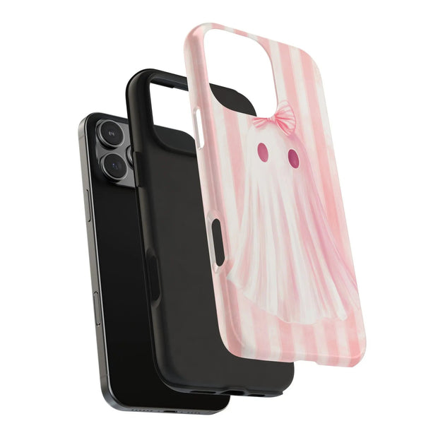 Pink Coquette Ghost Tough Phone Case - LavenderCeleste
