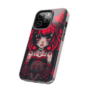 Kawaii Gothpunk Red Heart Tough Phone Case