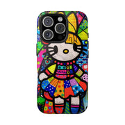 Pop Patchwork Kitty Tough Phone Case Printify