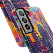 San Diego Skyline Pop Art Tough Phone Case LavenderCeleste